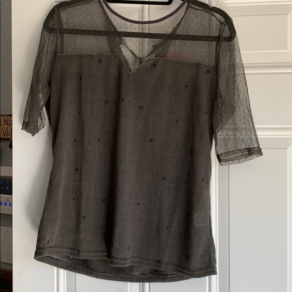 Beautiful shirt with music notes